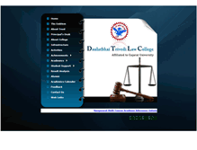 Tablet Screenshot of dtlawcollege.com